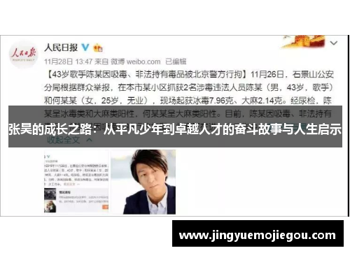 张昊的成长之路：从平凡少年到卓越人才的奋斗故事与人生启示